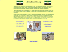 Tablet Screenshot of helpafghanistan.org